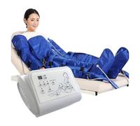 Massageur par Air Comprimé pour Drainage Lymphatique et Récupération Musculaire - Appareil avec Chauffage Réglable pour Jambes, Bras et Ventre, Stimulateur de Circulation, Arrêt Automat