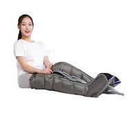 Massageur Pneumatique Électrique 6 Chambres pour Jambes, Pieds, Bras et Taille - Soulagement Douleur, Réduction Gonflement, Amélioration Circulation Sanguine avec Minuterie