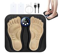Massageurs de Pieds Électriques - Coussin De Massage Pédicure Rechargeable 8 Modes - Appareil de Bien-être Réglable pour Femmes Hommes Adultes Seniors Sportifs Longues Marches et Détente