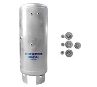 MASSAL Réservoir Galvanisé SP Type ACS 200 litres 6 Bars Et Kit Bouchons