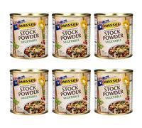 Massel Poudre de bouillon style végétal | Lot de 6 (6 x 167,3 g) | Bouillon à base de plantes et base de soupe | Sans gluten et produits laitiers, végétalien