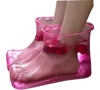 Masser les chaussures de bain à pied, les chaussures de trempage des pieds, le bassin du pied sauvegarde de l'eau à l'épreuve ＆ chaussures de trempage à pied portables, baignoire en plastique pour le