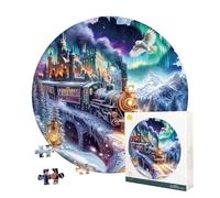 Masseruon Puzzle de 1 000 pièces pour adultes, 67,6 x 67,6 cm, puzzle de train à vapeur pour adultes, puzzles plats de 1000 pièces avec effet visuel 3D une fois terminé, jeux de puzzles pour adultes