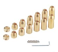 Masses d'équilibrage de roue à rayons en alliage de laiton de 4,8 mm pour moto, route et tout-terrain, équilibre dynamique précis réglable (pack de 14 counts)