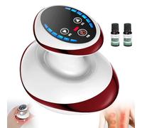 Masseur 4 en 1 contre la cellulite, ensemble de thérapie électrique par ventouses sans fil, outils de grattage électriques avec 2 huiles, vide et Gua Sha électrique, massage profond avec chaleur, pour
