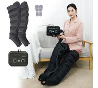 Masseur À Compression D'air Pour Jambes/Bras/Taille, Drainage Lymphatique Bottes Pressothérapie, Jambes Pieds Fatigués, Massage Et Relaxation