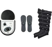 Masseur à compression d'air pour les cuisses, manchettes réglables, 2 semelles d'acupuncture, utilisation multifonctionnelle, paquet A, 220V