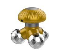 Masseur à main : design de champignon vibrant électrique, mini outil portable de relaxation corporelle, appareil musculaire à faible bruit, cadeau avec batterie USB pour maux de cou,