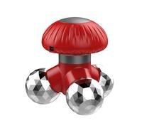 Masseur à main : design de champignon vibrant électrique, mini outil portable de relaxation corporelle, appareil musculaire à faible bruit, cadeau avec batterie USB pour maux de cou,