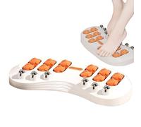 Masseur à rouleaux de pied - tableau de réflexologie magnétique pour soulagement de la pression, outil de massage portable avec boutons roulants, spa à pied pour la santé des jambes du bien-être à dom