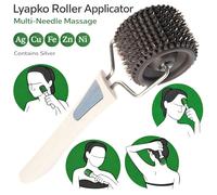 Masseur à rouleaux faciaux LYAPKO - réflexologie anti-âge Derma Roller d'acup...