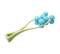 Masseur à rouleaux faciaux, outil de massage du visage | Outil de beauté pour le visage en forme de y,Équipement de relaxation manuelle portable, rouleau de fleurs 3D élastique pour soins de la peau