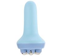 Masseur à Rouleaux Portatif à Cinq Billes D’acier, Bleu, Main | Acier et Abs, Rotation 360 Degrés, Format Paume, pour Dos et Mains, Voyage ou Télévision