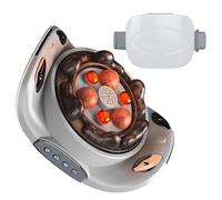 Masseur Abdominal Automatique, 3 Niveaux De Force Réglables, Compresse Chaude À Température Constante De 42 °C, Rechargeable Par USB, Relaxant L'abdomen Et La Taille,White