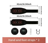 Masseur Abdominal Ceinture De Taille Tonique Musculaire Entraîneur Musculaire Abdominal Intelligent Pour Bras Jambe Entraînement Fitness Équipement De Massage - Type 2arm Belts #A