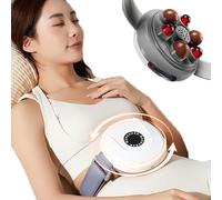 Masseur abdominal électrique avec compresse chaude, massage profond de 30 mm, 3 niveaux d'intensité, pétrissage dans le sens des aiguilles d'une montre et dans le sens contraire des aiguilles d'une