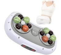 Masseur abdominal électrique, instrument de massage abdominal portable Bianstone, avec 12 têtes de massage, réglage de la température et de la vitesse à 3 vitesses, massage en profondeur