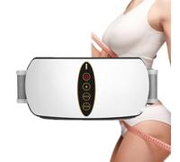 Masseur abdominal électrique, masseur abdominal vibrant, 3 niveaux de contrôle de la température, 5 modes, ceinture de taille de vibration de chaleur pour l'abdomen, le dos, le cou et les jambes