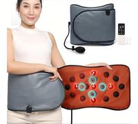 Masseur abdominal magnétique, ceinture de thérapie amincissante chauffante, 10 niveaux de modes de massage, température réglable, soulage la tension musculaire, améliore le métabolisme