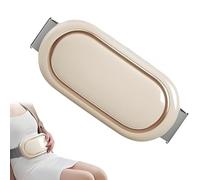 Masseur Abdominal Portable, Appareil D'amincissement Abdominal Paresseux À Chargement Par Câble De Type C, 6 Méthodes De Massage, Intensité De Niveau 9, Chauffage De Niveau 3,Beige