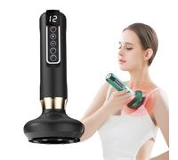 Masseur Anti Cellulite, 12 Vitesses Appareil de Massage par Ventouse Électrique, Appareil Anti-Cellulite Masseur Électrique à Ventouses Chargement de Type-C Massage (Noir)