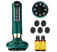 Masseur Anti Cellulite,Appareil Anti- Cellulite 2025 New,Ventouse Anti Cellulite Electrique,Ventouses De Massage Contre La Cellulité,Masseur De Graisse À 12 Niveaux Pour L'abdomen Les Cuisses (Green)
