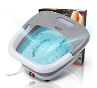 Camry Appareil de massage des pieds pliable CR 2174 – Bain de pieds chauffant Blanc/Gris