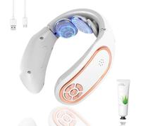 Masseur Cervical, 15 Niveaux D'Intensité 4 Modes Massage Cou Portable | 3 Niveau Chauffage à Température Constante, 4 Modes De Massage Par Impulsions, Pour La Nuque Et Les épaules
