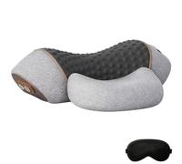 Masseur Cervical 3-en-1 Chauffant avec Traction et Massage | Masseur Cervical 3-en-1 avec Chauffage Coussin de Massage Cervical avec Intensité Réglable Oreiller Cervical Ergonomique