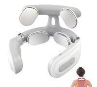 Masseur cervical a impulsion électrique et chauffant, 6 modes, 16 niveaux d'intensité, massage cou epaule portable pour bureau et maison, voyage