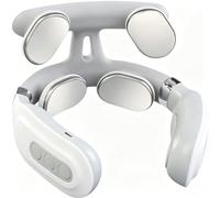 Masseur Cervical ÉLectrique à Impulsions, 6 Modes Massage Fonction ThermothéRapie, 16 Niveaux D'Intensité RéGlables, Soulager Efficacement Douleurs Cervicales Raideurs éPaules