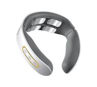 Masseur Cervical Électrique Intelligent - 6 Modes, 9 Niveaux, Massage à Impulsions sur 4 Têtes, Fonction de Chauffage à Température Constante