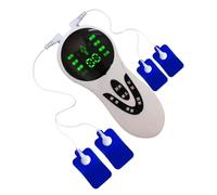 Masseur Cervical Électrique Rechargeable à Impulsions pour Cou Blanc | Abs, Fréquence 1 à 330 Hz et 4,5 à 5 V, pour Bureau, Récupération, Tensions