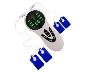 Masseur Cervical Électrique Rechargeable à Impulsions pour Cou Blanc | Abs, Fréquence 1 à 330 Hz et 4,5 à 5 V, pour Bureau, Récupération, Tensions