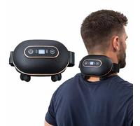 Masseur Cervical & Épaules Électrique - Puissant, Idéal Sportifs & Grand Gabarit - Modèle 2026 - Massage Shiatsu Multi-Zones pour Cou, Dos & Jambes - Chauffage 3 Lumières Rouges - 3 Intensités