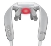 Masseur Cervical, Massage Cervicales et Cou, Masseur Dos et Cervicales, Masseurs Électriques Chauffant avec 3 Vitesses Réglables, Cadeau Noel Homme, Femme, Maman, Papa