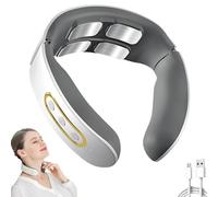 Masseur Cervical,Massager 4d Pour Cou Et éPaules Avec Chaleur,6 Modes & 9 Niveaux - PéTrissage Profond Contre Douleurs - Confort à La Maison Ou Bureau