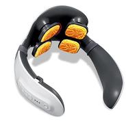 Masseur Cervical, Masseur de Cou Impulsions Électromagnétiques avec Fonction de Chauffage, Relaxation du Cou pour le Soulagement de la Douleur Masseur Cou, 6 Modes et 18 Niveaux d'intensité