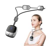 Masseur Cervical, Points D'acupuncture du Massage Lymphatique De Cou 4 Modes 9 Force 3 Vitesses, Niveaux D'intensité Massage Cou Portable avec Fonction Chauffante pour Maison, Bureau, Voyages