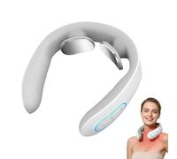 Masseur Cervical Portable,15 Niveaux D'Intensité 10 Modes Massage Cou | Relâche Profondément Muscles Cervicaux, Massage Par Impulsions,Léger et Portable,Masseur Cervical Pour Nuque Et épaules