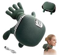 Masseur Cervical Sans fil, Massage Shiatsu 4D avec Pétrissage en Profondeur | USB Rechargeable, 3 Vitesses, 2 Niveaux de Chauffage (40°C/45°C), Cadeau pour Maman, Femmes et Hommes