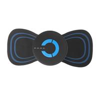 Masseur Cervical sans Fil Noir en Plastique, Modes Réglables pour Nuque | Portatif pour Maison et Travail, Usage Cou et Hanches, sans Batterie, Finition Noire Discrète