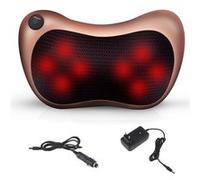 Masseur Cervical Shiatsu Chauffante SINBIDE® pour Dos Nuque Epaules Jambes - Marron G