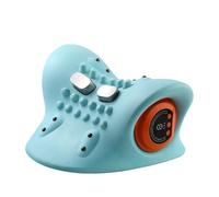 Masseur Cervical Thermique 3 Modes, Coussin Cervical Avec Chauffage - Appareil De Traction Et Massage Pour Nuque Épaules Dos, Soulagement Des Douleurs Musculaires, Cadeau Hommes Femmes,Blue-1PC