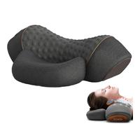 Masseur Cervical Three functions in one, Masseur Dos et Cervicales Avec Traction, Massage et Chaleur, Masseur D'éPaules pour Soulager Les Douleurs des Tissus Profonds