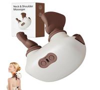 Masseur Cervicales - design simulé de la main humaine, Masseur de cou 4D, 3 réglages de massage & 2 réglages de chaleur, Masseur d'épaules USB pour la maison, le bureau, les voyages