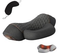 Masseur Cervifix Home Pro, Masseur Cervical 3-En-1 Fisiorest, Coussin De Massage Cervical Artuvate, Massage, Chaleur Et Traction Avec Mousse À Mémoire De Forme (A-Gris Foncé)