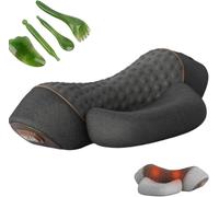 Masseur Cervifix Home Pro, Masseur Cervical 3-En-1 Fisiorest, Coussin De Massage Cervical Artuvate, Massage, Chaleur Et Traction Avec Mousse À Mémoire De Forme (B-Gris Foncé)