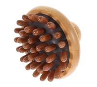 Masseur Champignon en Bois Marron, Ergonomique, Portable, Compact | Outil D'auto-massage à Prise Facile, pour Massages Complets du Corps, Rangement Simple, Format Discret
