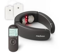 Masseur chauffant cou impulsions vibrations anti-douleur avec 2 électrodes mediv